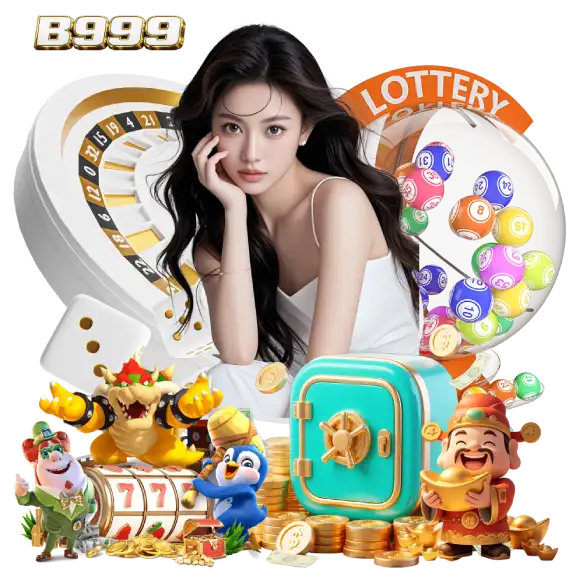 B999 casino games selection including slots table games and live dealers
